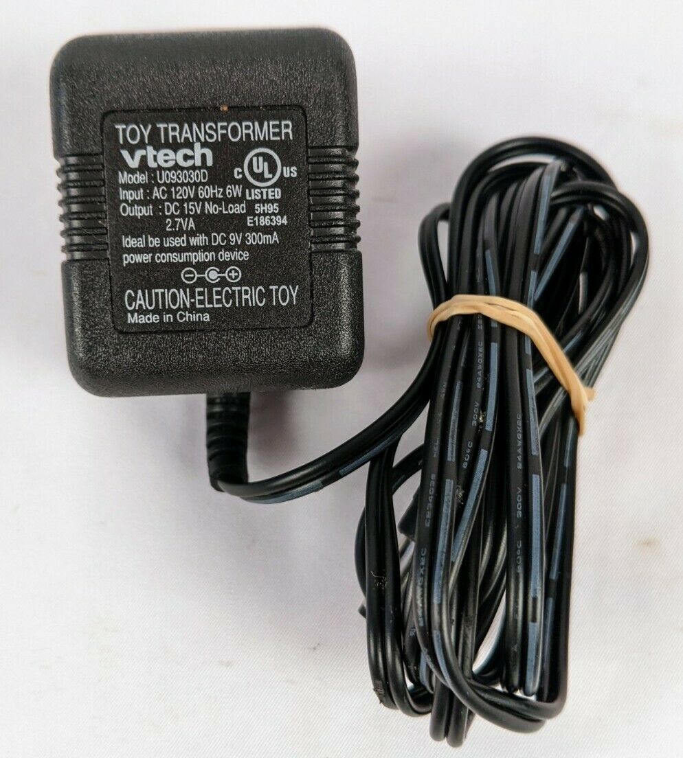Toy Transformer Vtech AC Adapter Model U093030D Output 15V 2.7VA Brand: VTech Type: AC/AC Adapter Connection Split/D - Click Image to Close
